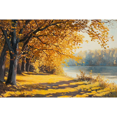 Acrylic canvas Autumn Trees